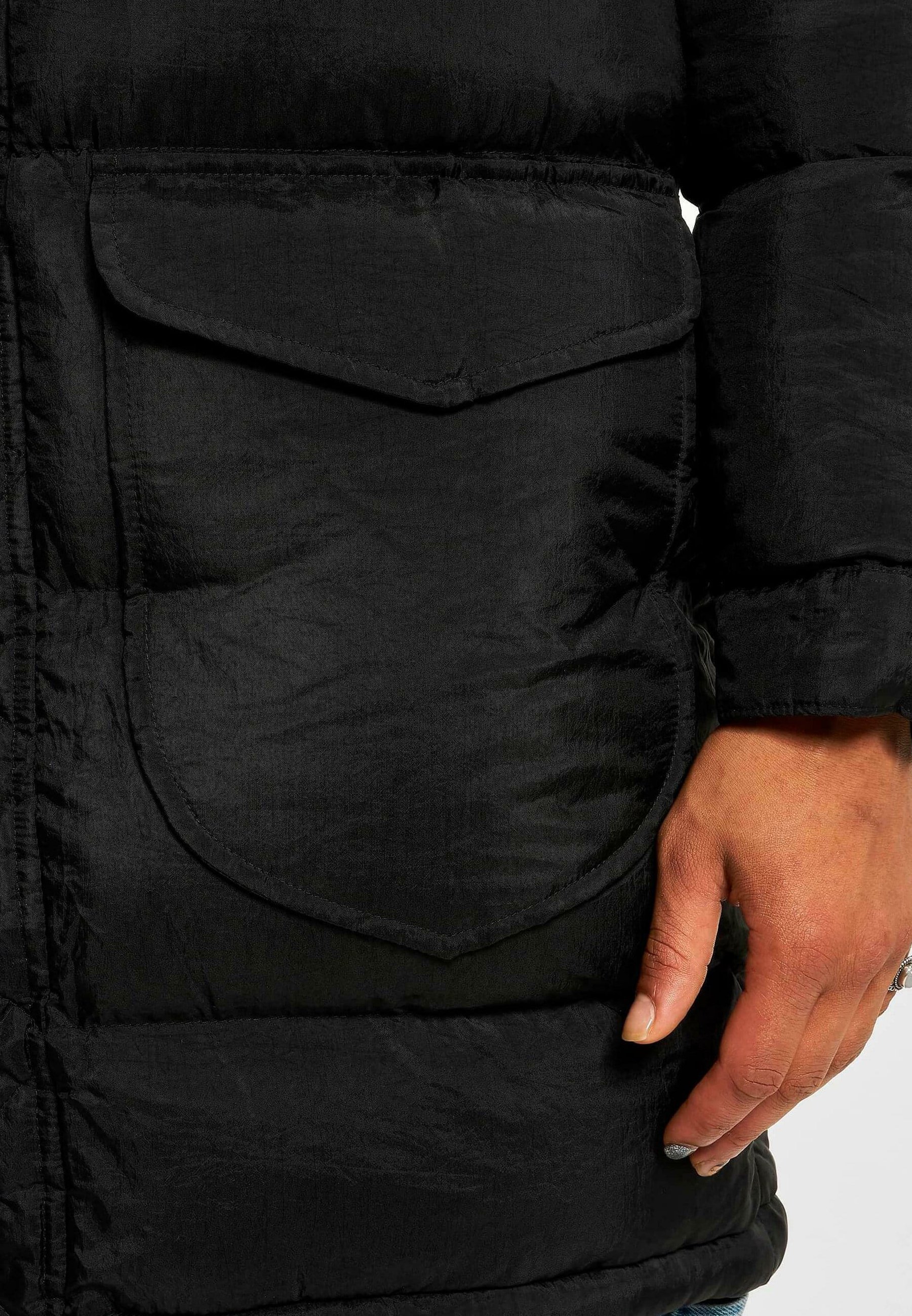 2Y Premium LONG - Parka - nero