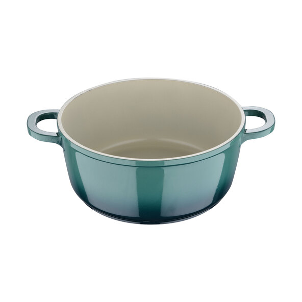 Excalibur cast aluminum cookware set, green