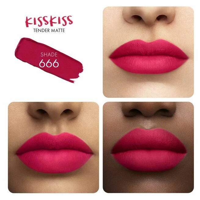 Kiss Kiss Nježni mat ruž za usne 666 Lucky Pink - GUERLAIN