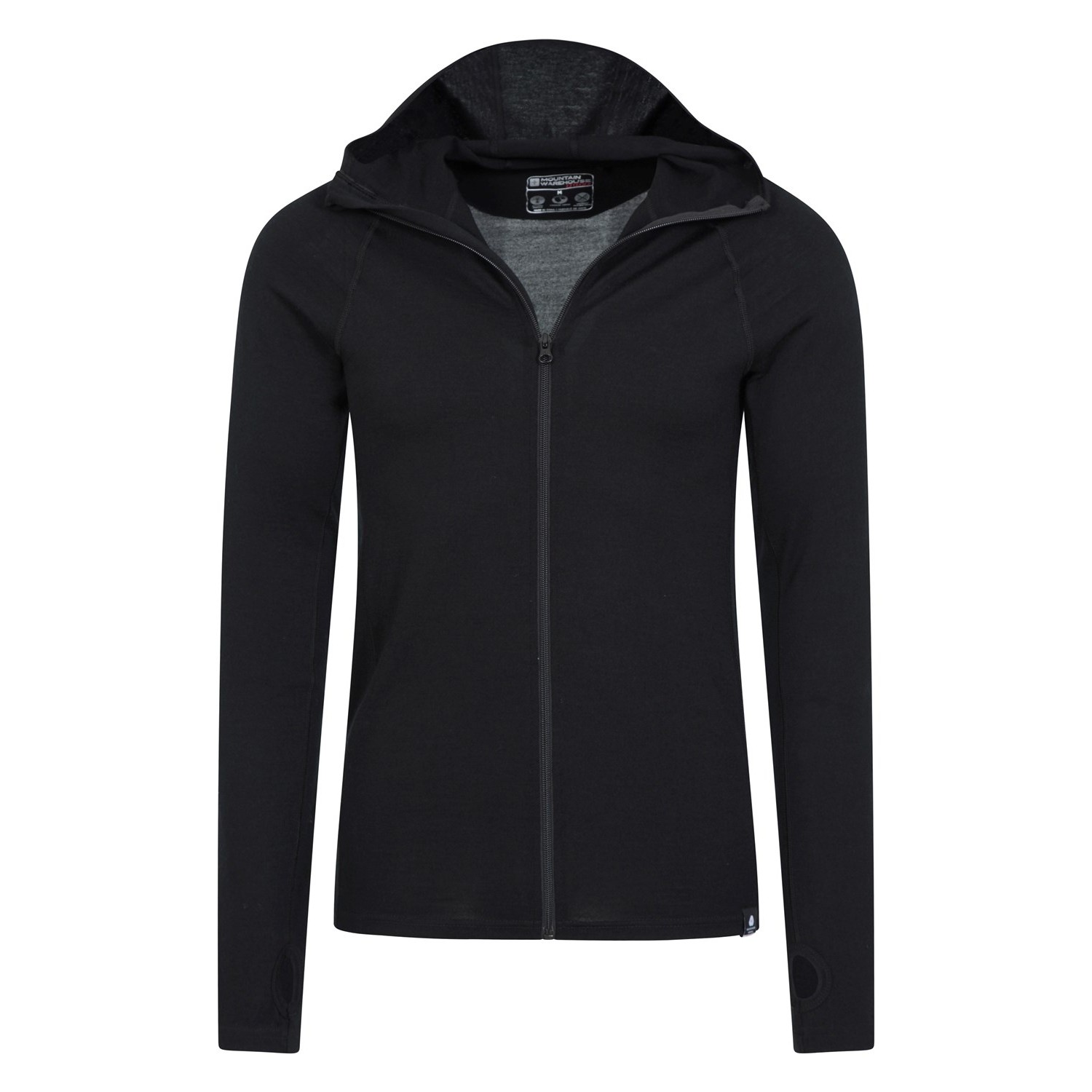 Mikina na zips z merino vlny Mountain Warehouse