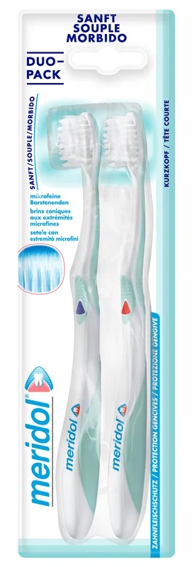 Escova de dentes Meridol Soft, embalagem dupla