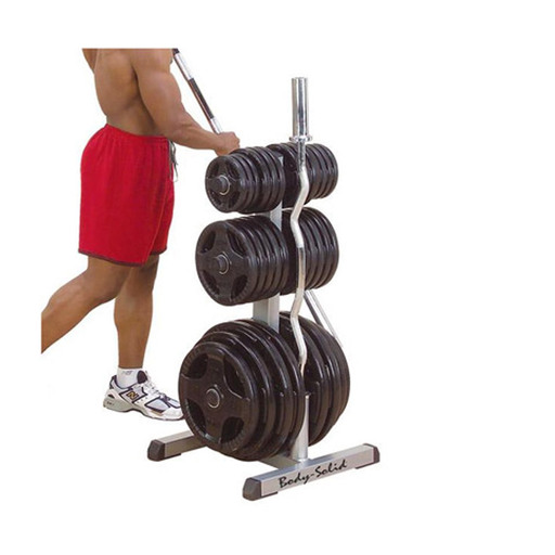  Olympische Gewichtsscheibenablage und Langhantelhalter Body-solid Gowt