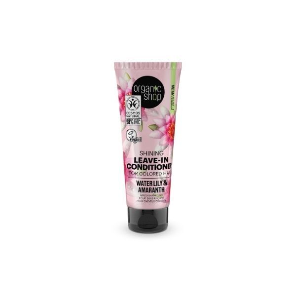Organic Shop Shining Leave-In -hoitoaine värjätyille hiuksille 75ml