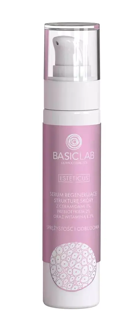 BasicLab Esteticus Serum regenerujące z ceramidami 1% i prebiotykiem 2% 50 ml
