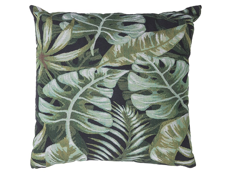 Poduszka dekoracyjna Seszele 45x45 cm zielono-czarna
