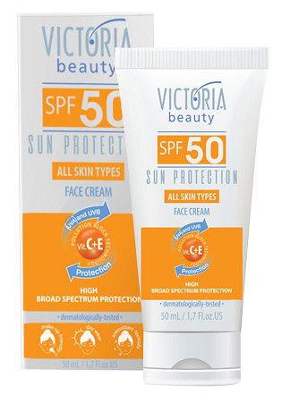 Veido apsaugos nuo saulės kremas SPF 50 Veido apsauga