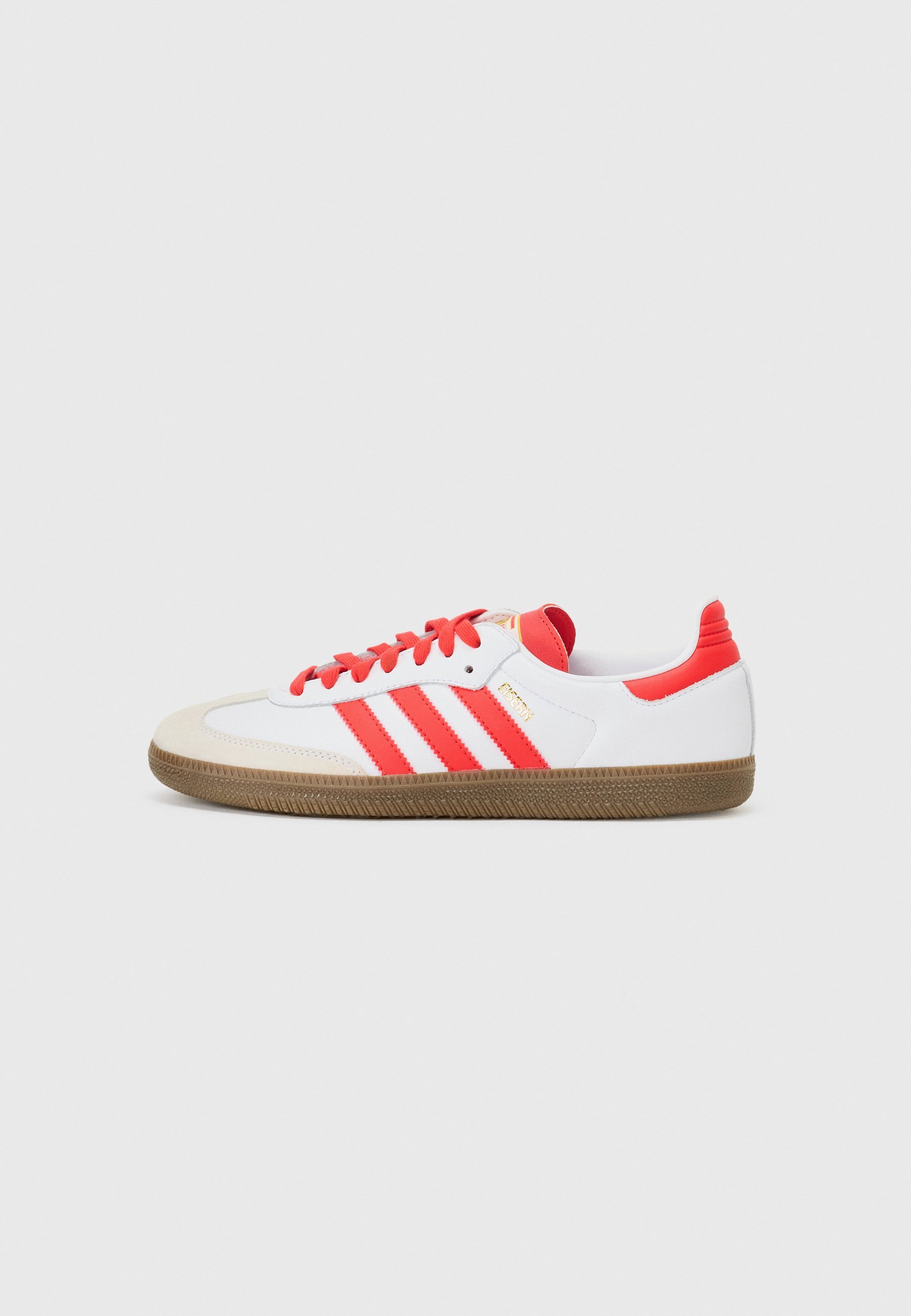 adidas Originals SAMBA LICENSED UNISEX - Zaalvoetbalschoenen - wit/felrood/rubber