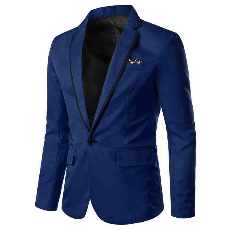 Casual herenblazer, slim fit, Engelse pakblazer, masculiene herenjas, blazer, lente/herfst, pak met knopen, sollicitatiegesprek, kantoorkleding