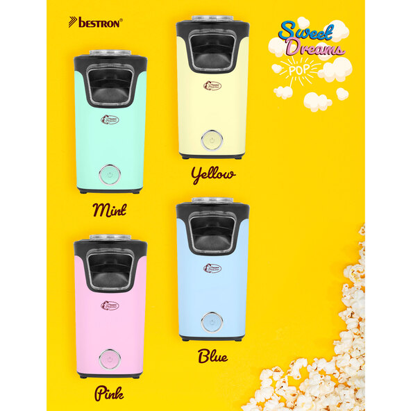 Popcornmachine, blauw