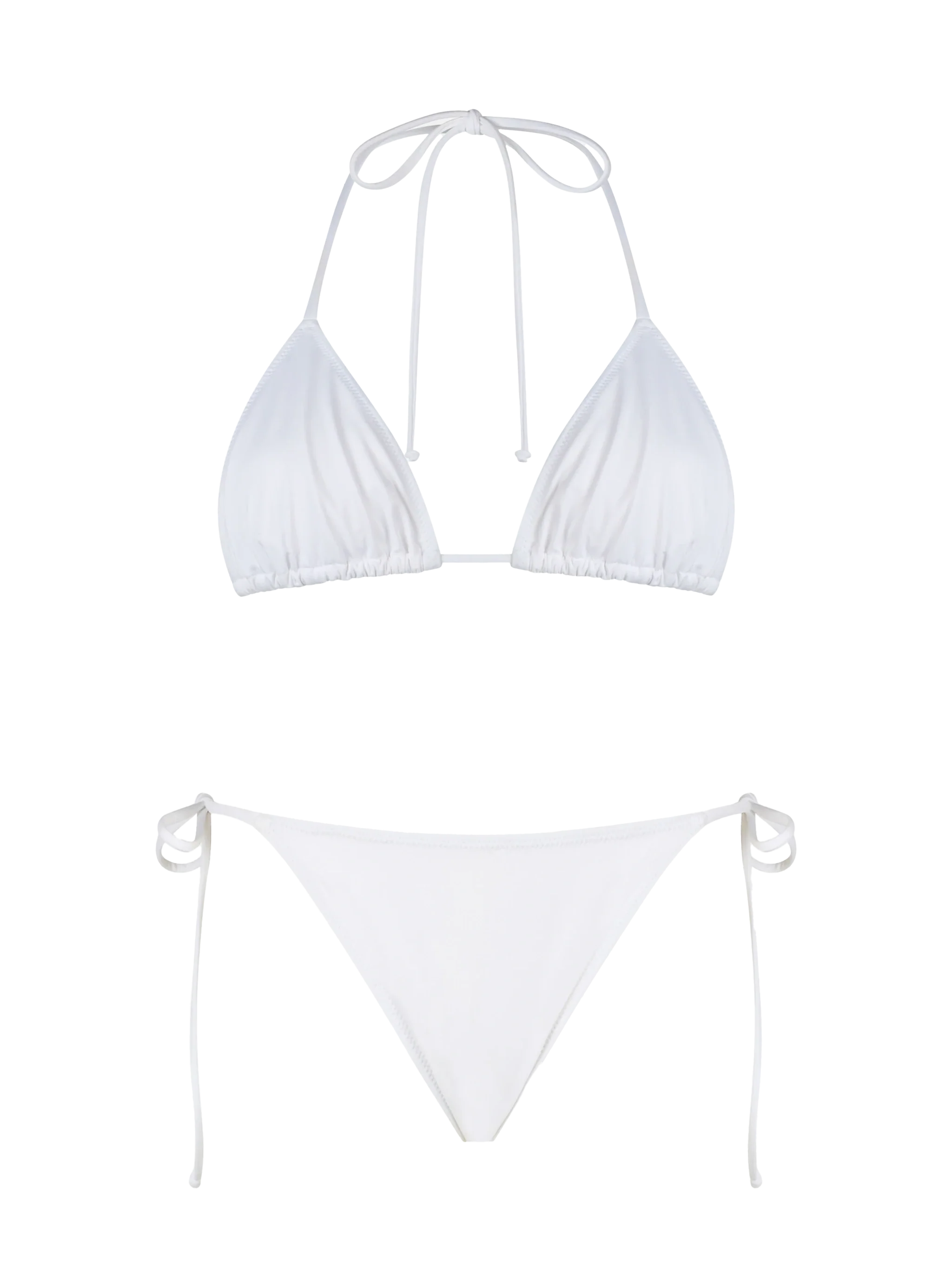 Leah Marielle witte driehoekige bikini voor dames