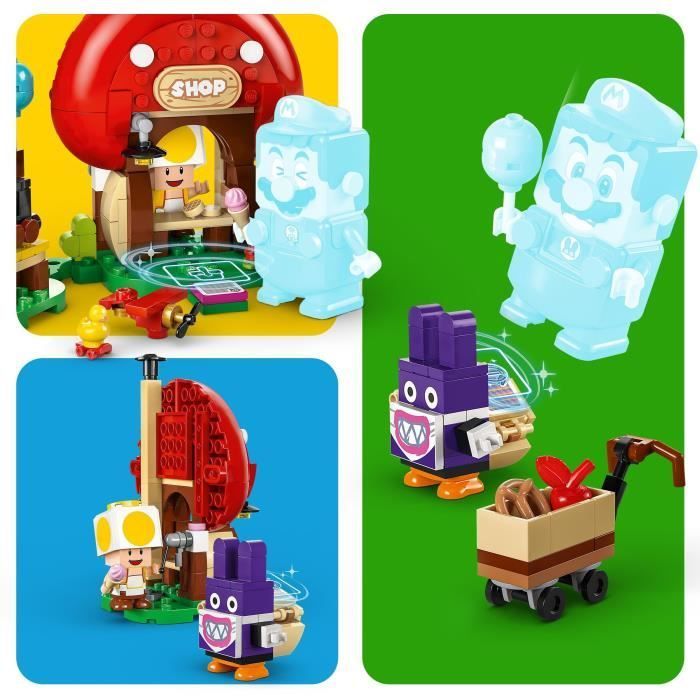 LEGO® 71429 Super Mario Nabbit & Toad's Winkel Uitbreidingsset, Speelgoed voor Kinderen Vanaf 6 Jaar met 2 Minifiguren