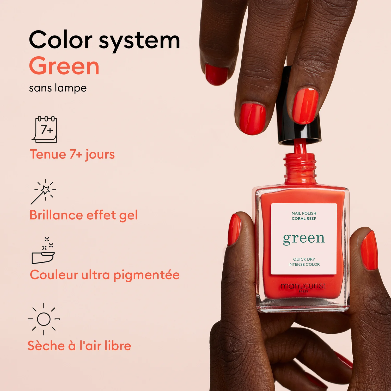 Vernis à ongles Green™ Rainbow à personnaliser Green™