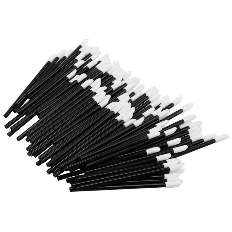 25, 50 o 100 pezzi di pennelli per labbra monouso, pennelli per ciglia, applicatori per mascara, set di applicatori per rossetto, strumenti di bellezza