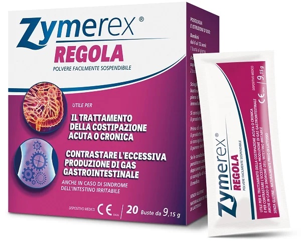 ZYMEREX Zymerex regula el estreñimiento Complemento alimenticio 20 sobres Sin gluten