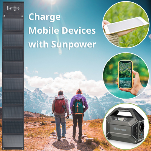  60w Mobile Solar Panel Charger
