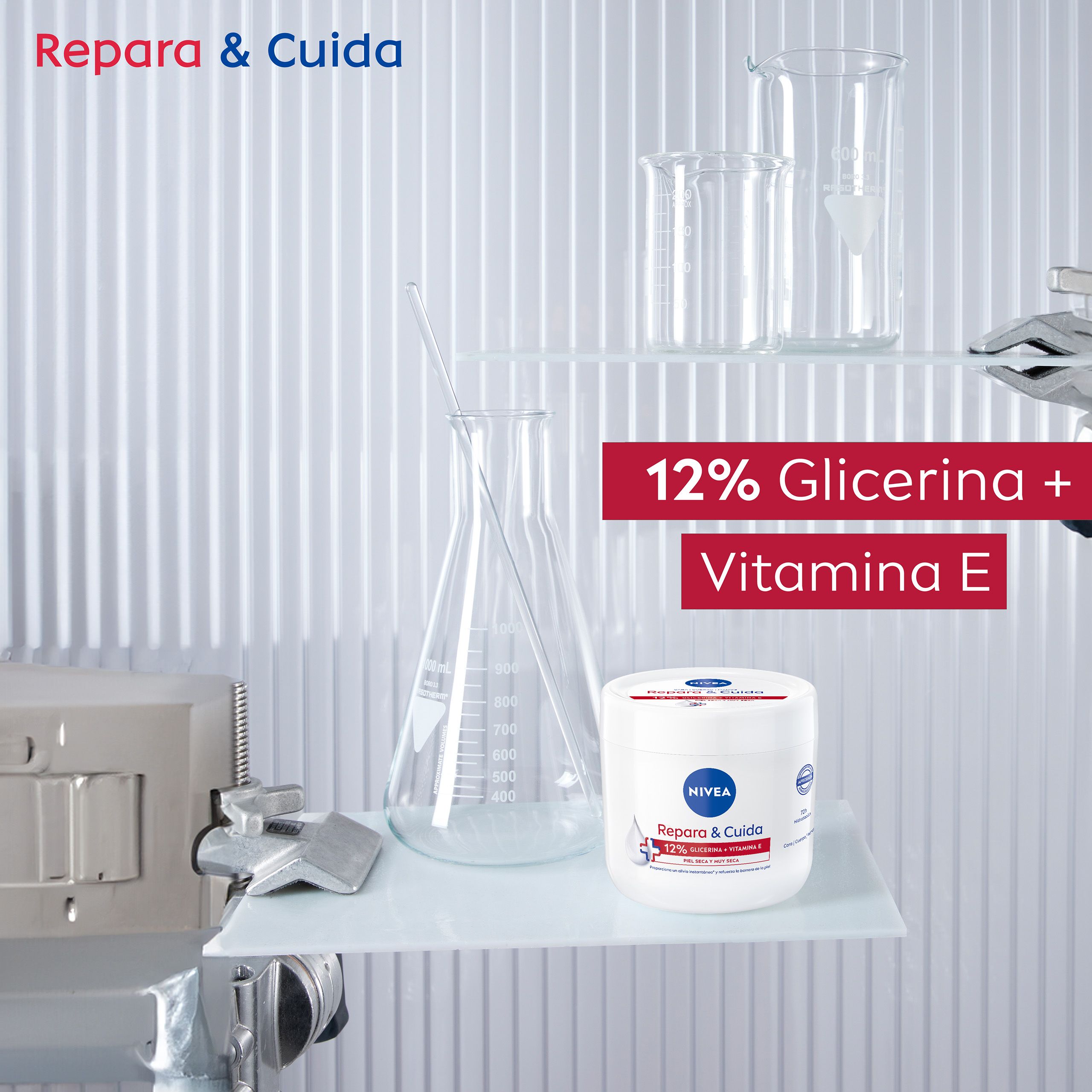 Hidratantna krema za tijelo s glicerinom i vitaminom E za popravak i njegu Njega tijela