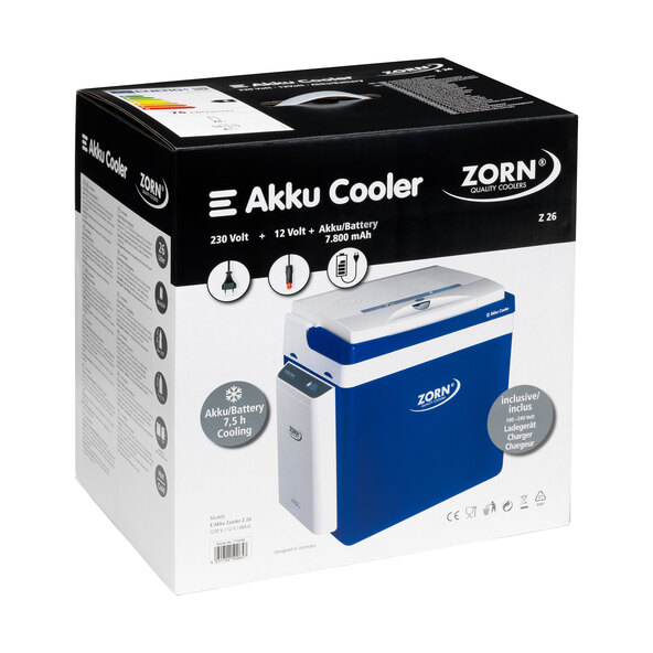 Battery-powered cool box ZE26, 12/230 V LNE