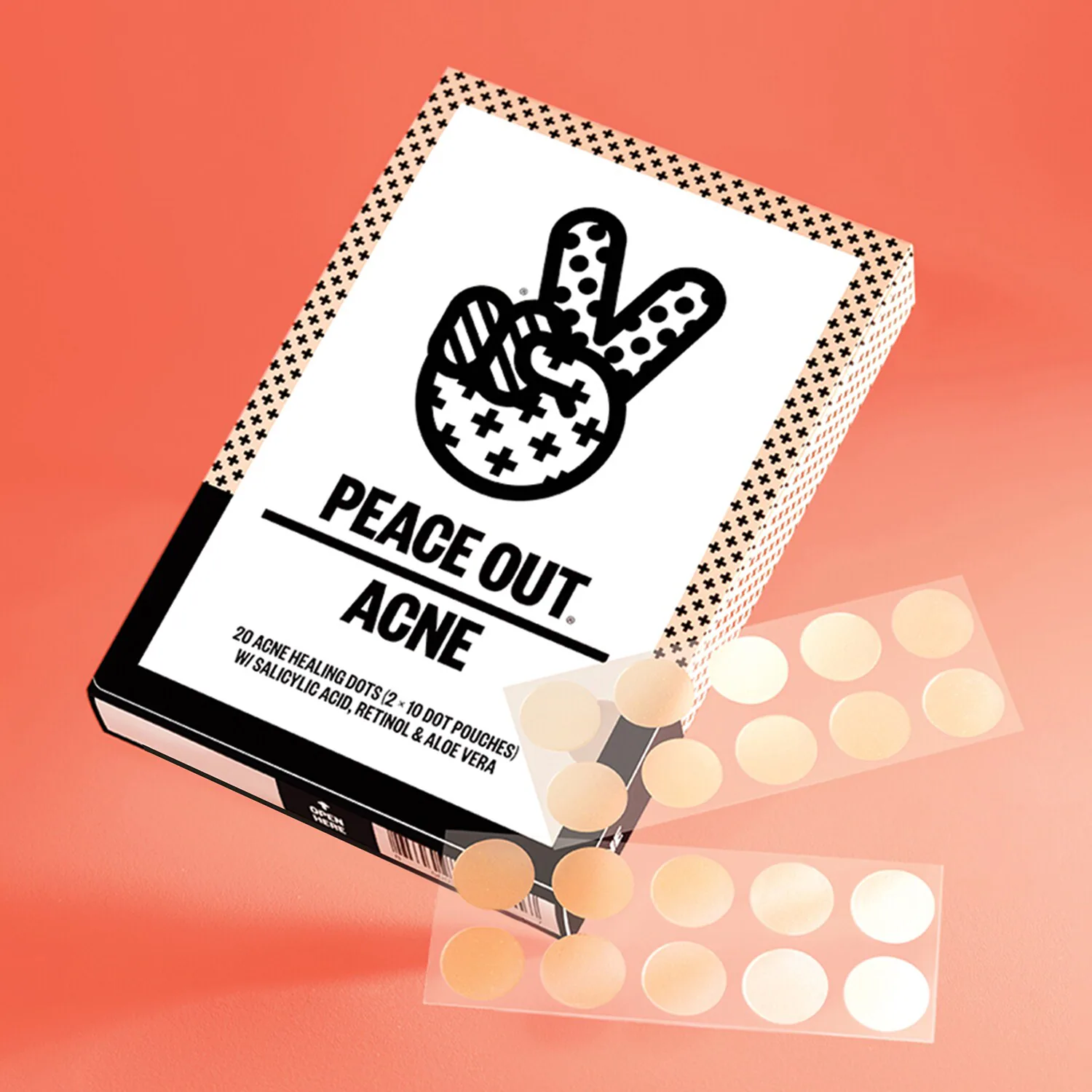Peace Out Acne - Plasture anti-imperfecțiuni