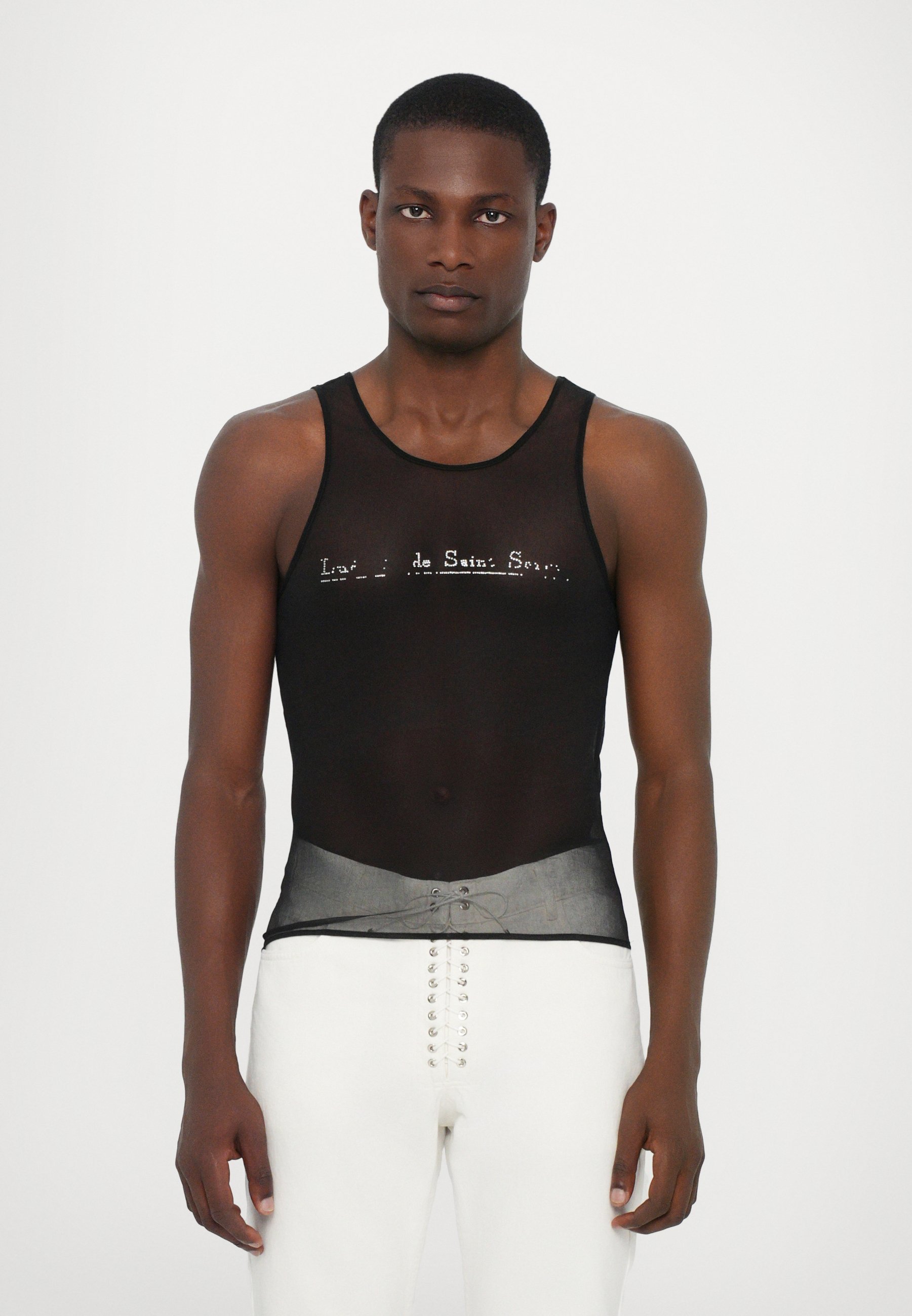 Ludovic de Saint Sernin LOGO TANK UNISEX - Top - black