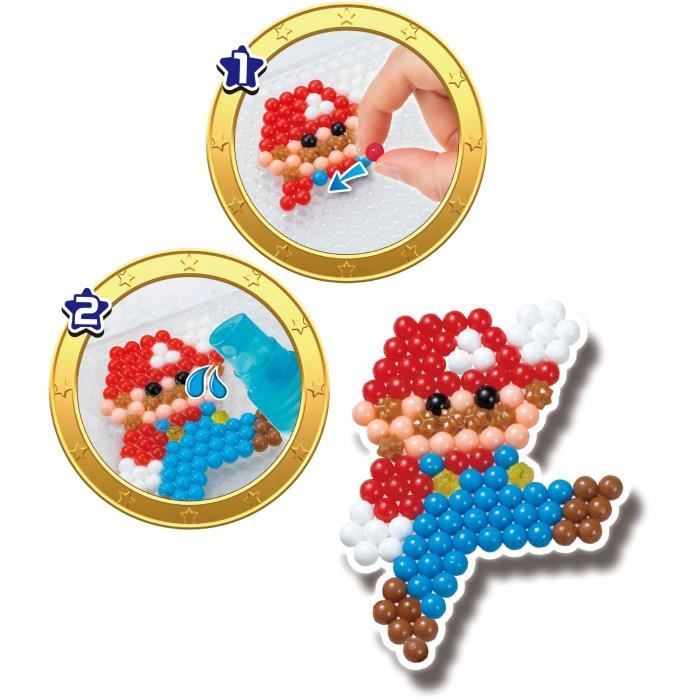 Aquabeads Super Mario Box, Toy, beads that stick with water, Suitable for children aged 4 and up