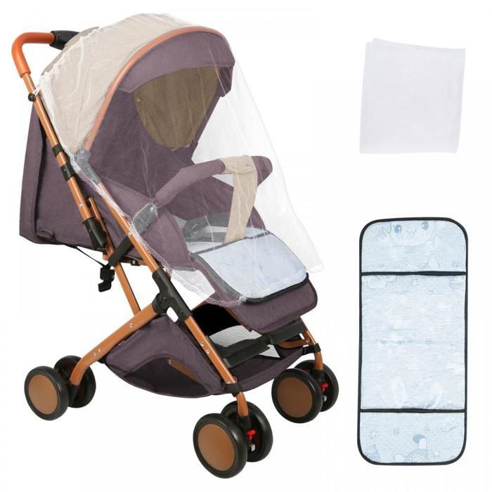 Cochecito ultracompacto B.LIVEM de 0 a 48 meses, plegable, respaldo ajustable, hasta 45 kg, color caqui.