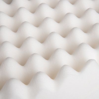 Cuccia ovale per cani in memory foam - Grigia