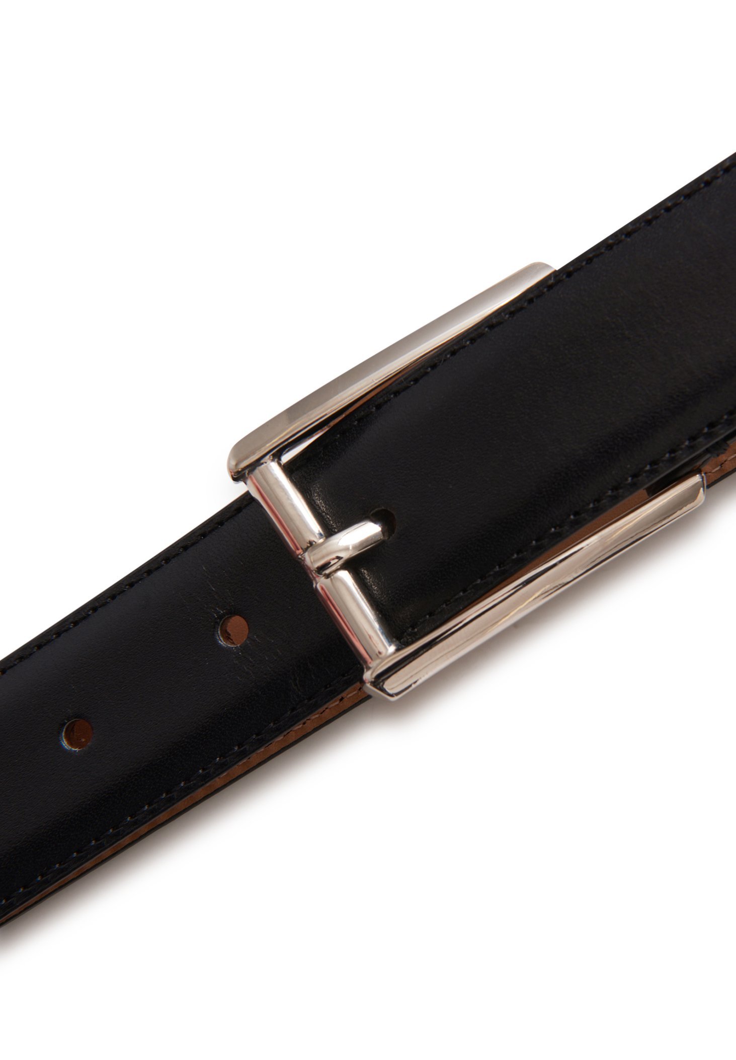 Oscar Jacobson SQUARE BUCKLE BOX - Gürtelgeschäft - schwarz