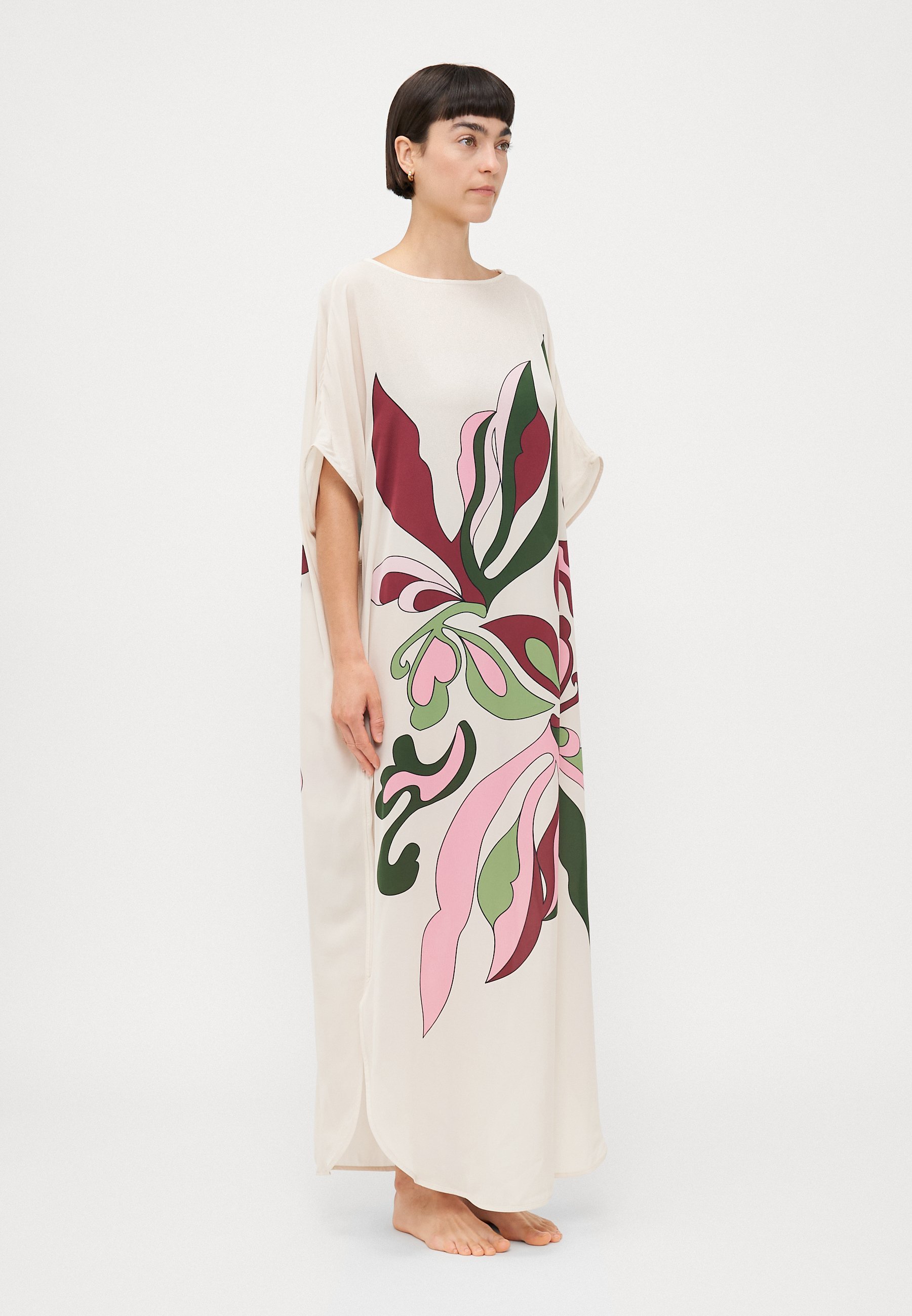 ADRIANA DEGREAS INAMORATA DUGI KAFTAN - Dodatak za plažu - prljavo bijela