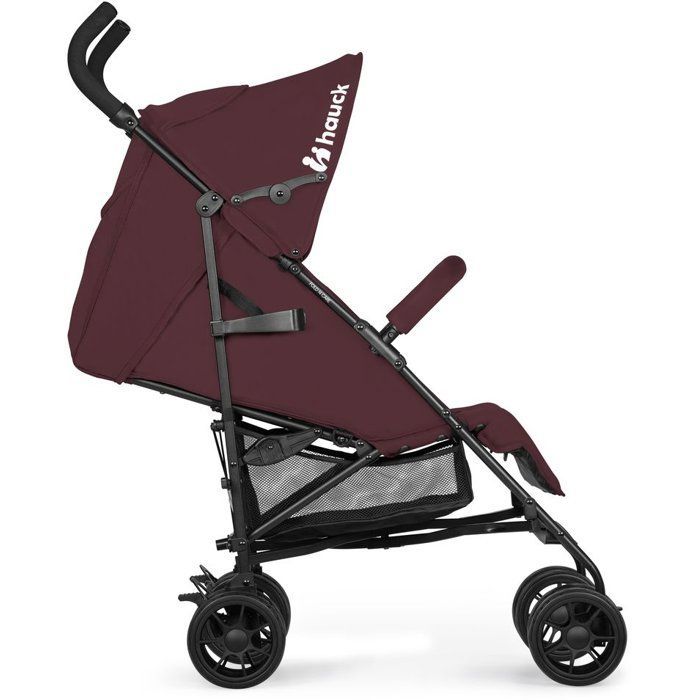 HAUCK - Poussette canne - Fold N Care - 4 roues - Blackberry