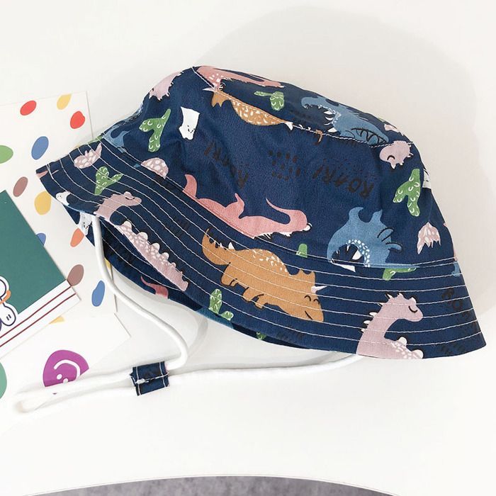 Gorro FUNMOON para niño, gorro de verano para el sol, gorro de playa tipo cubo para bebé, gorro de pescador ajustable - 686121