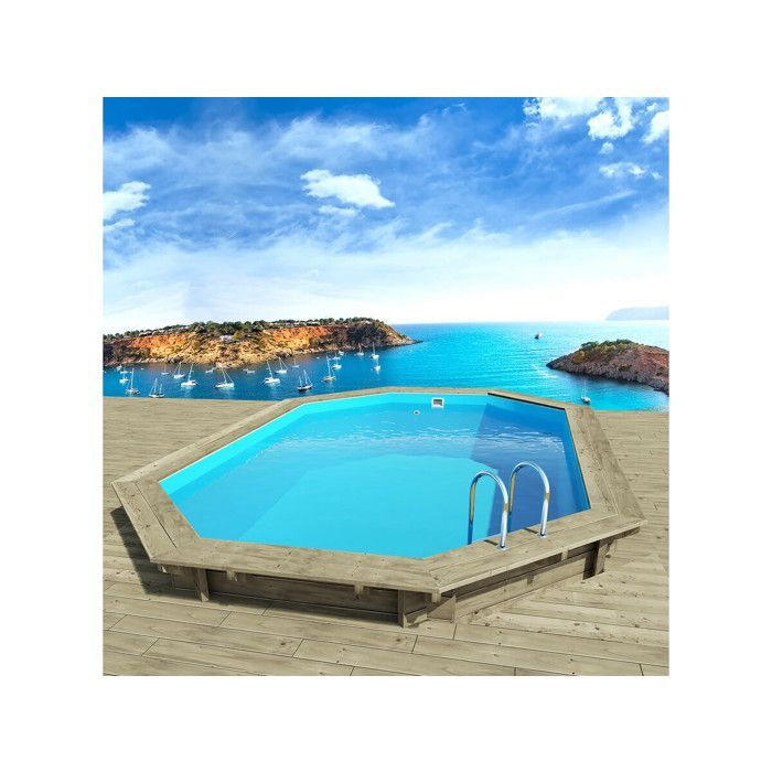 Piscina de madera 