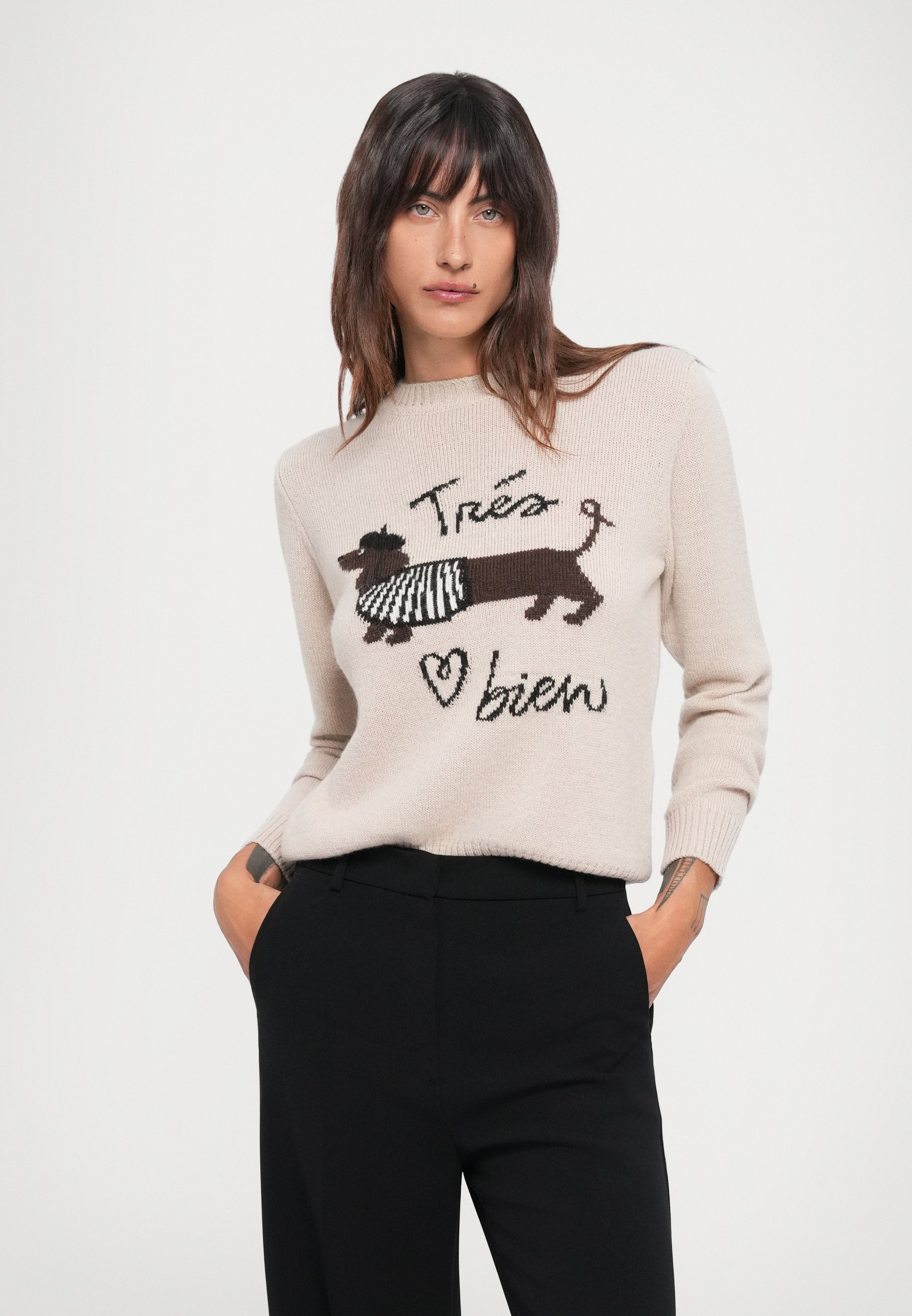 WEEKEND MaxMara NITRA - Pullover - sabbia