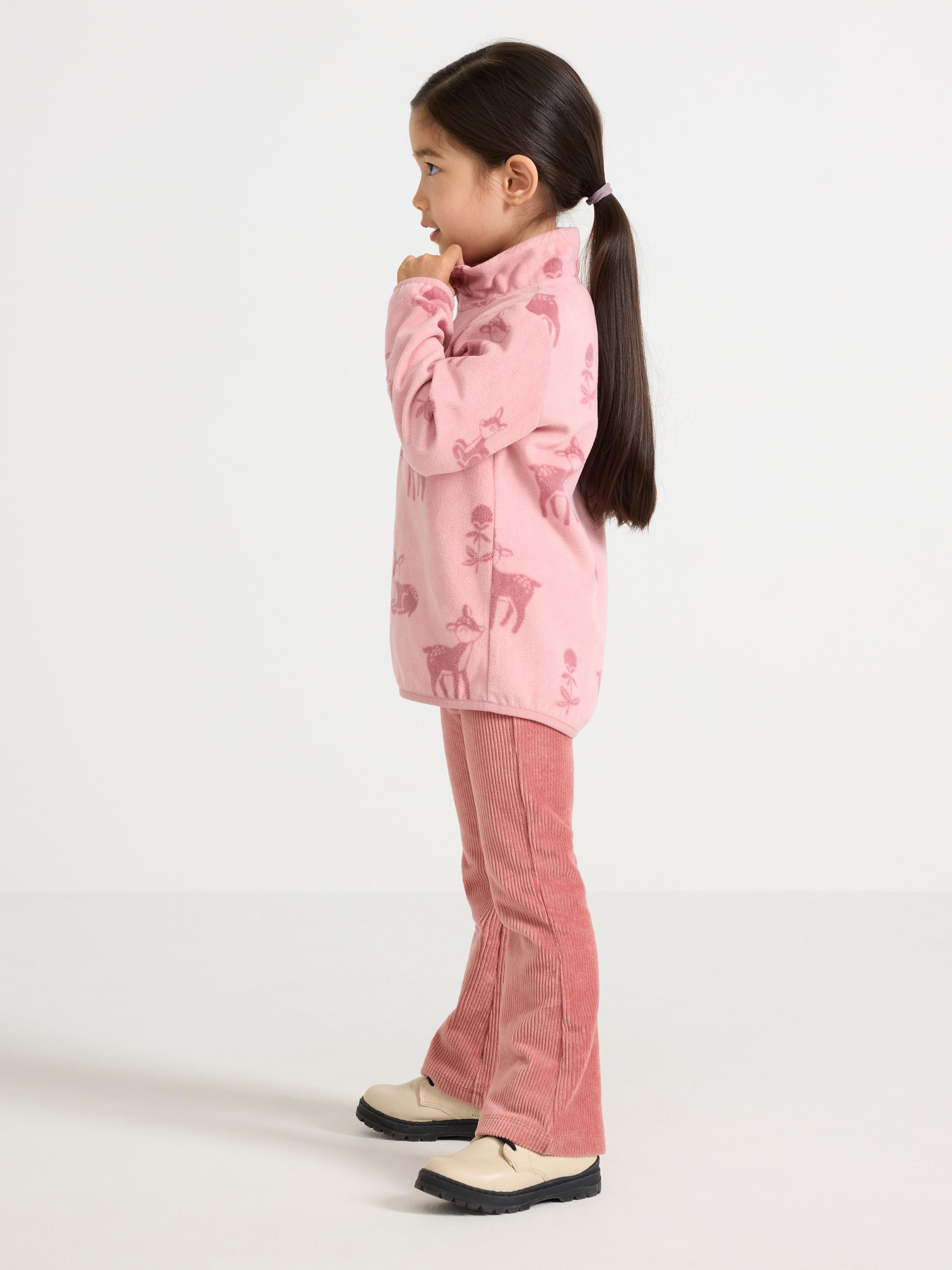 Bunda z mikrofleecu Dusty Pink