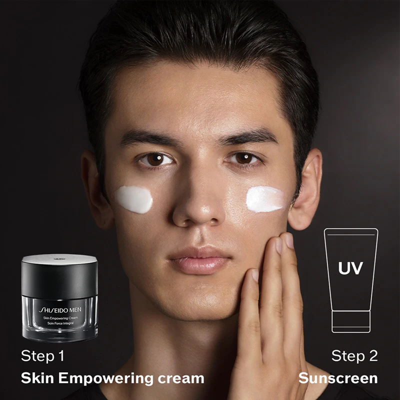 Creme Shiseido Men Skin Empowering Advanced, creme fortalecedor e redutor de rugas