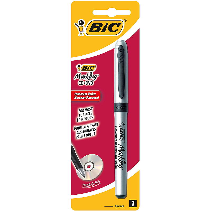 BIC-markering voor CD/DVD, sorteer BIC