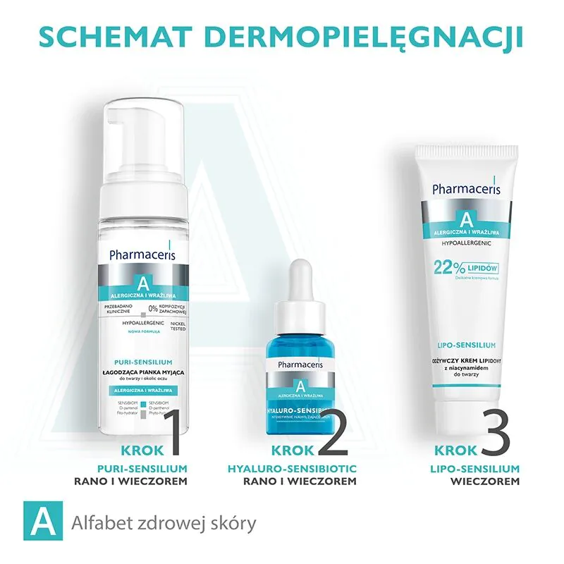 Pharmaceris A Puri-Sensilium Delikatna pianka myjąca do twarzy