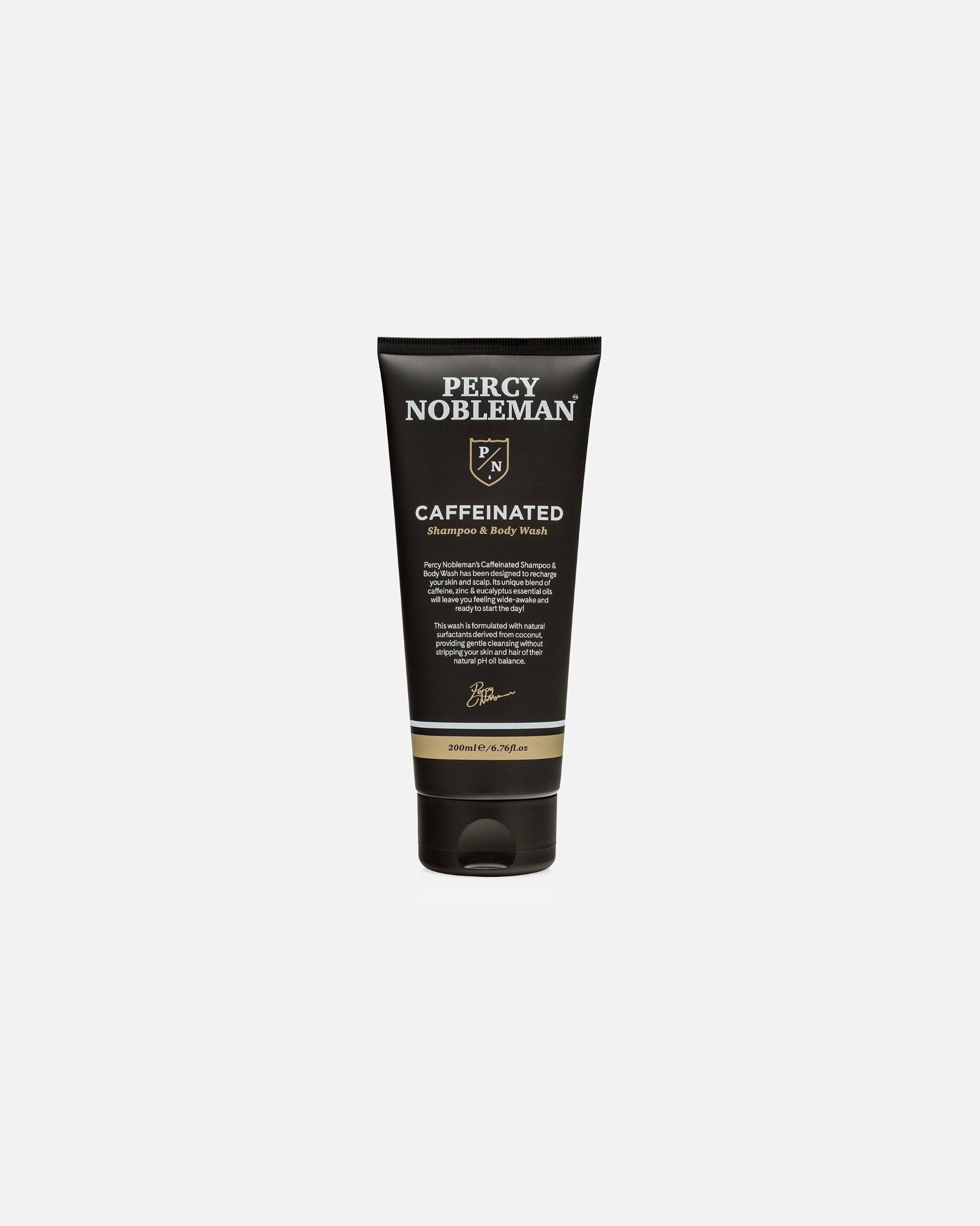 Percy Nobleman Haar- und Körperwaschgel mit Koffein – 200 ml