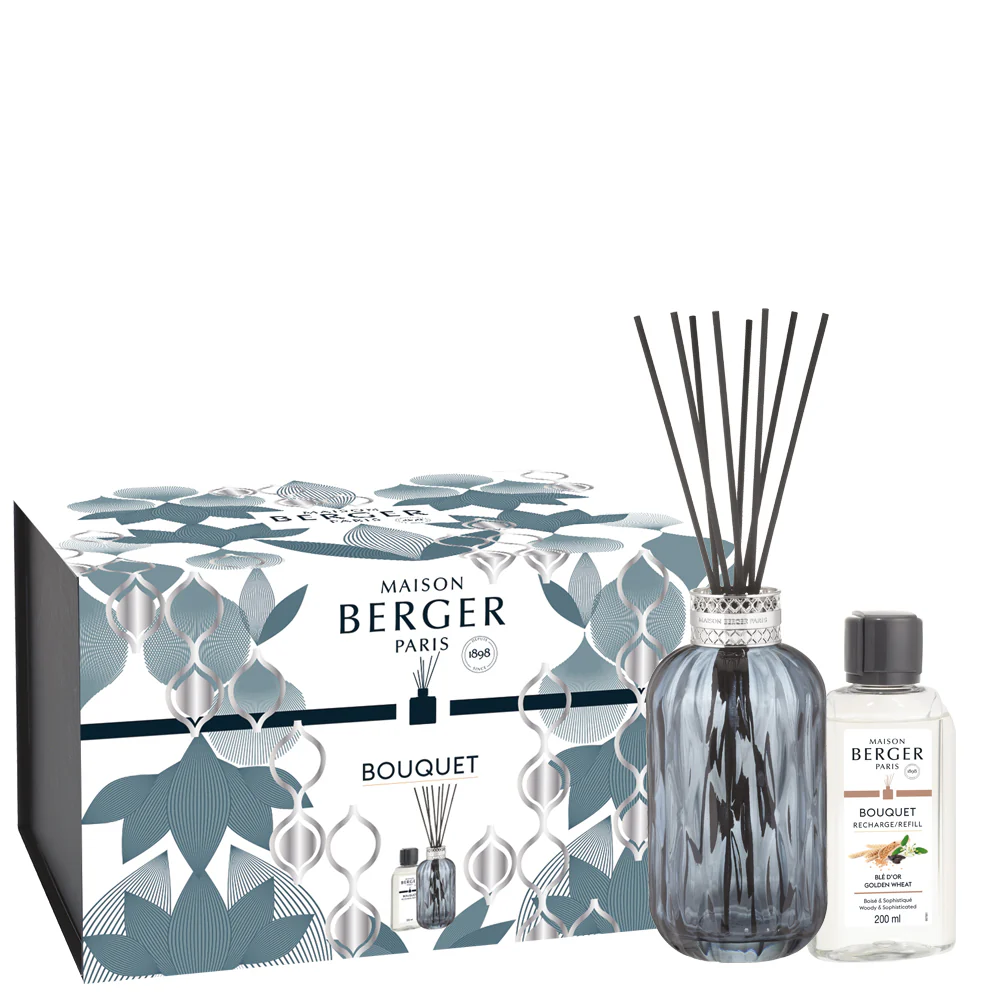 Bouquet Parfumé Coffret Quintessence Bleue - Blé D'Or - Diffusore di Profumo