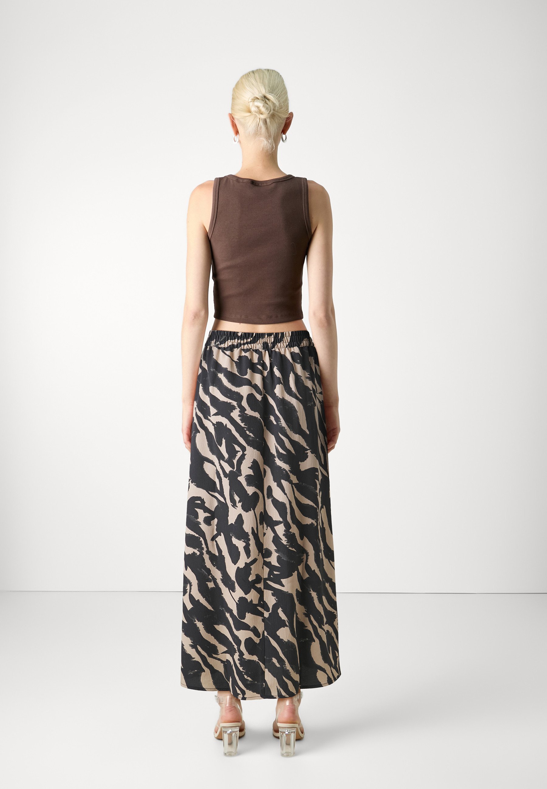 ONLY ONLNOVA LIFE ELITE JAMILLA ROK - Maxi rok - zwart