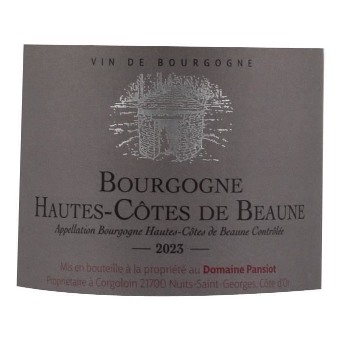 Domaine Pansiot 2023 Bourgogne Hautes-Côtes de Beaune - Vinho Branco da Borgonha