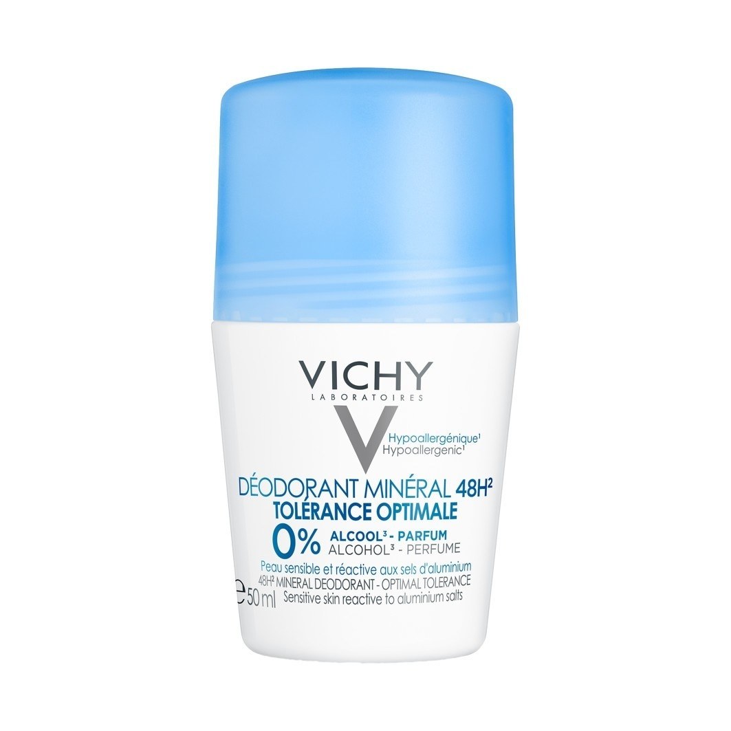 Vichy mineralinis dezodorantas 48 valandų fiksacijai, optimali fiksacija, 50 ml