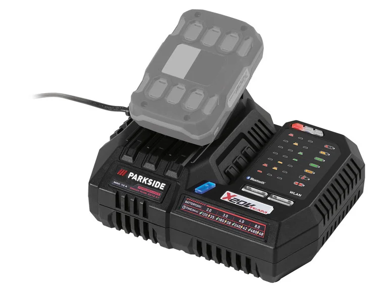 PARKSIDE PERFORMANCE® Smart PLGS 2012 A1 -akkulaturi, 12 A, 20 V