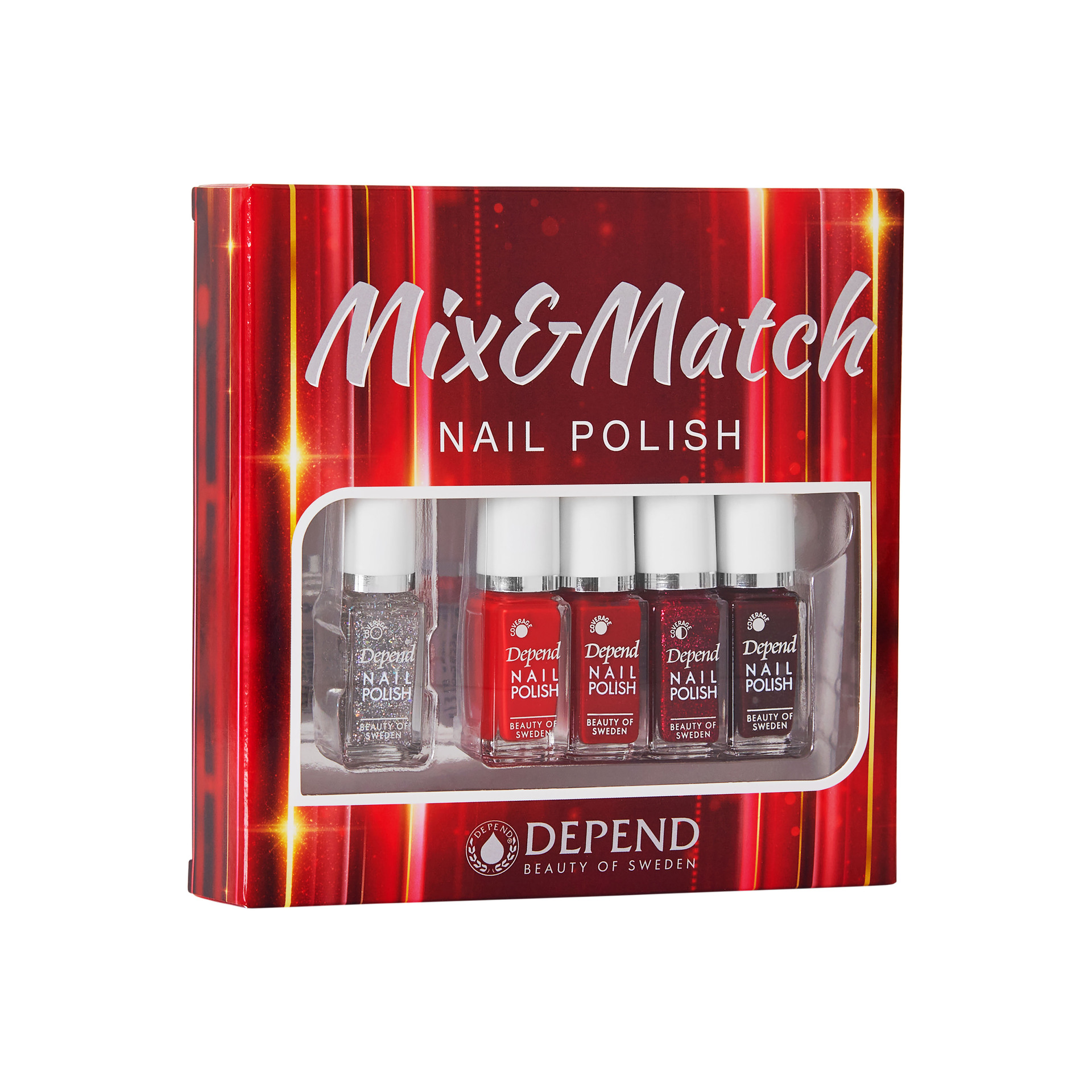 Ojă de unghii set de 5 - Depend