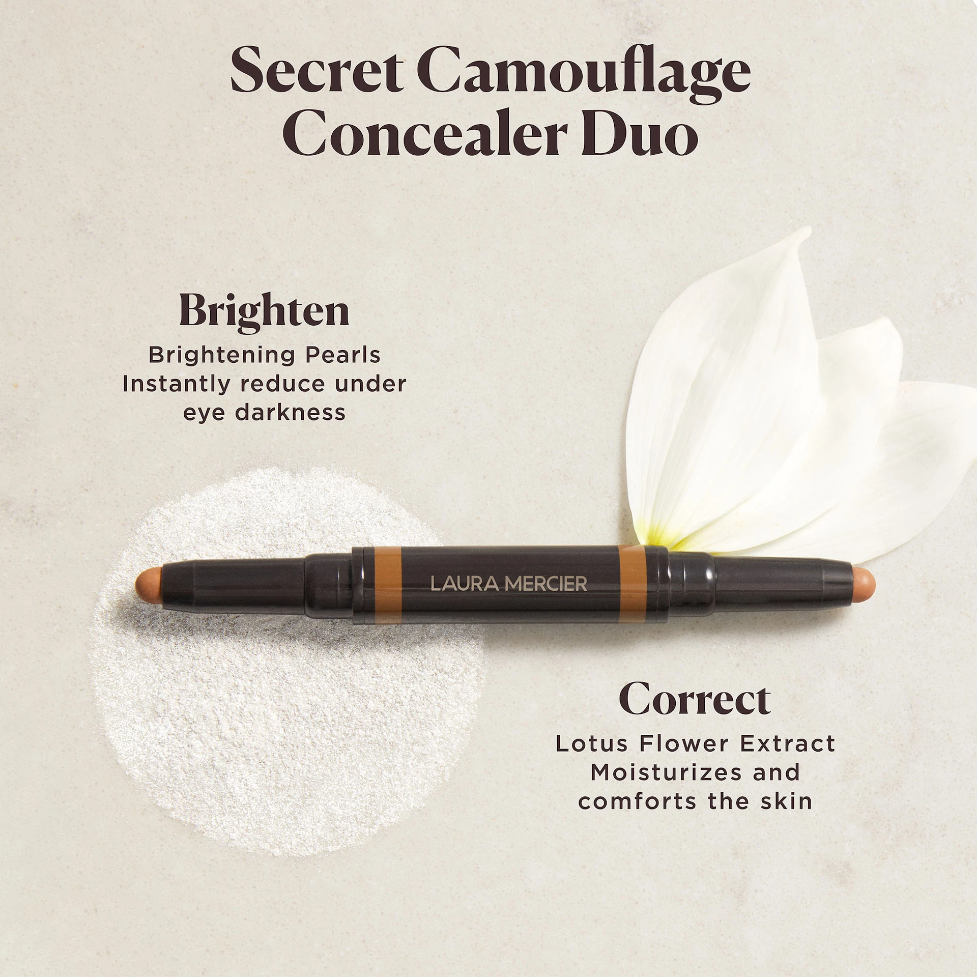 Secret Camouflage Brighten & Correct Duo korrektor 1N - Laura Mercier