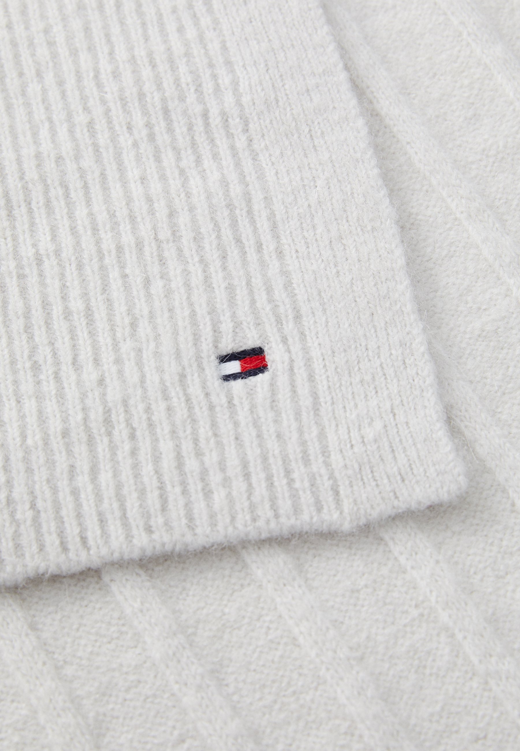 Tommy Hilfiger FLAG FLUFFY SCARF - Szalik - szary szept