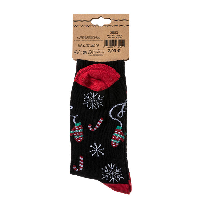 Calcetines y medias negras para mujer
