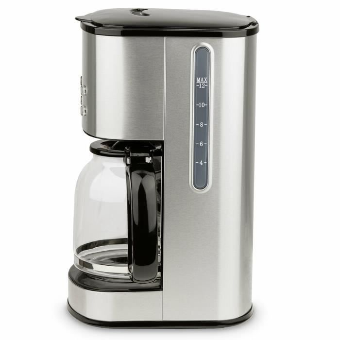 Cafetière filtre programmable H.KOENIG MG30 - 12-20 tasses - Gris - Arrêt automatique