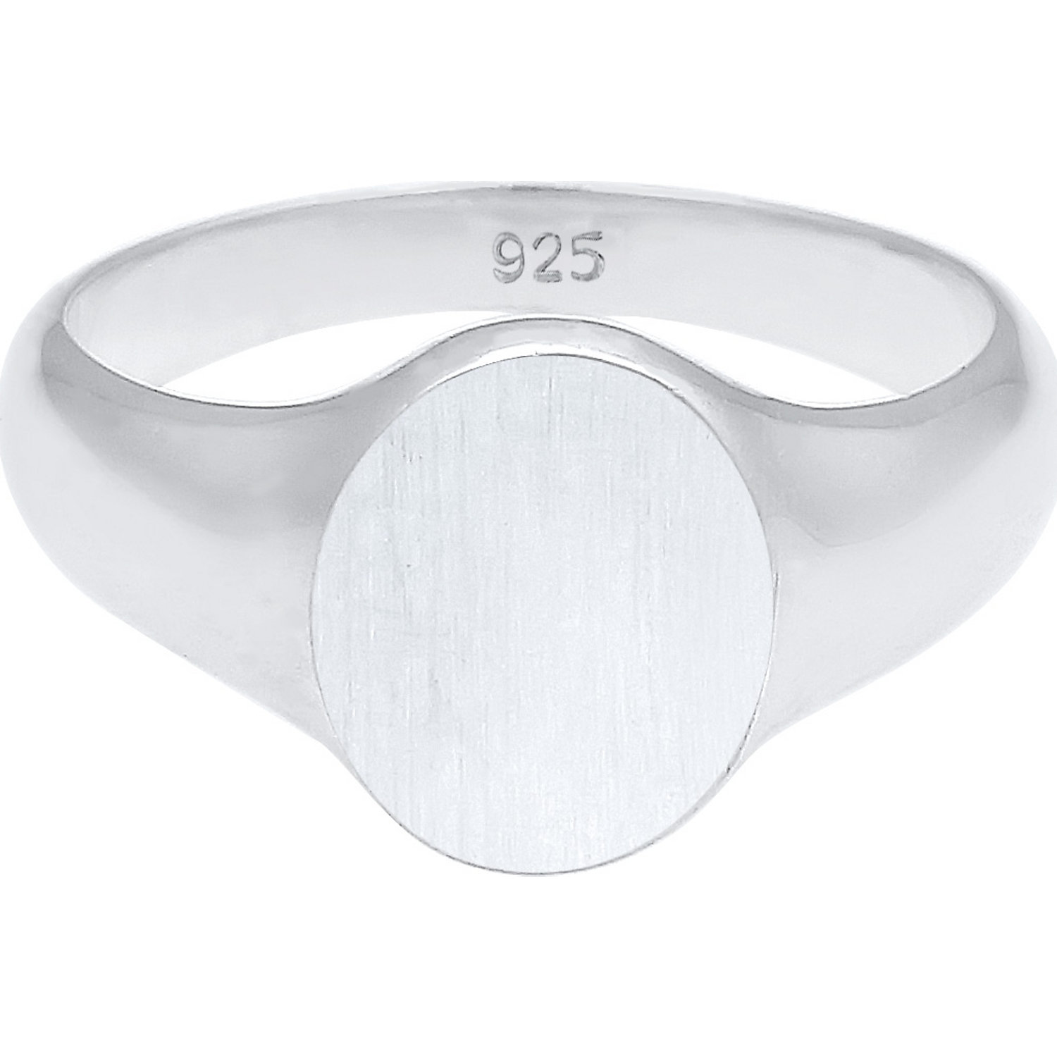 KUZZOI Chevalière Basic Minimal Robuste Massif Bague Homme - (925/1000) Argent