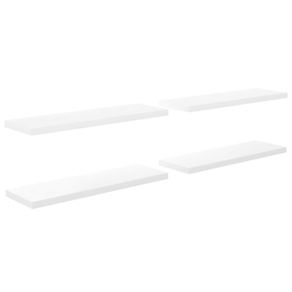 Półka ścienna Biały 120 x 23.5 x 3.8 cm MDF vidaXL