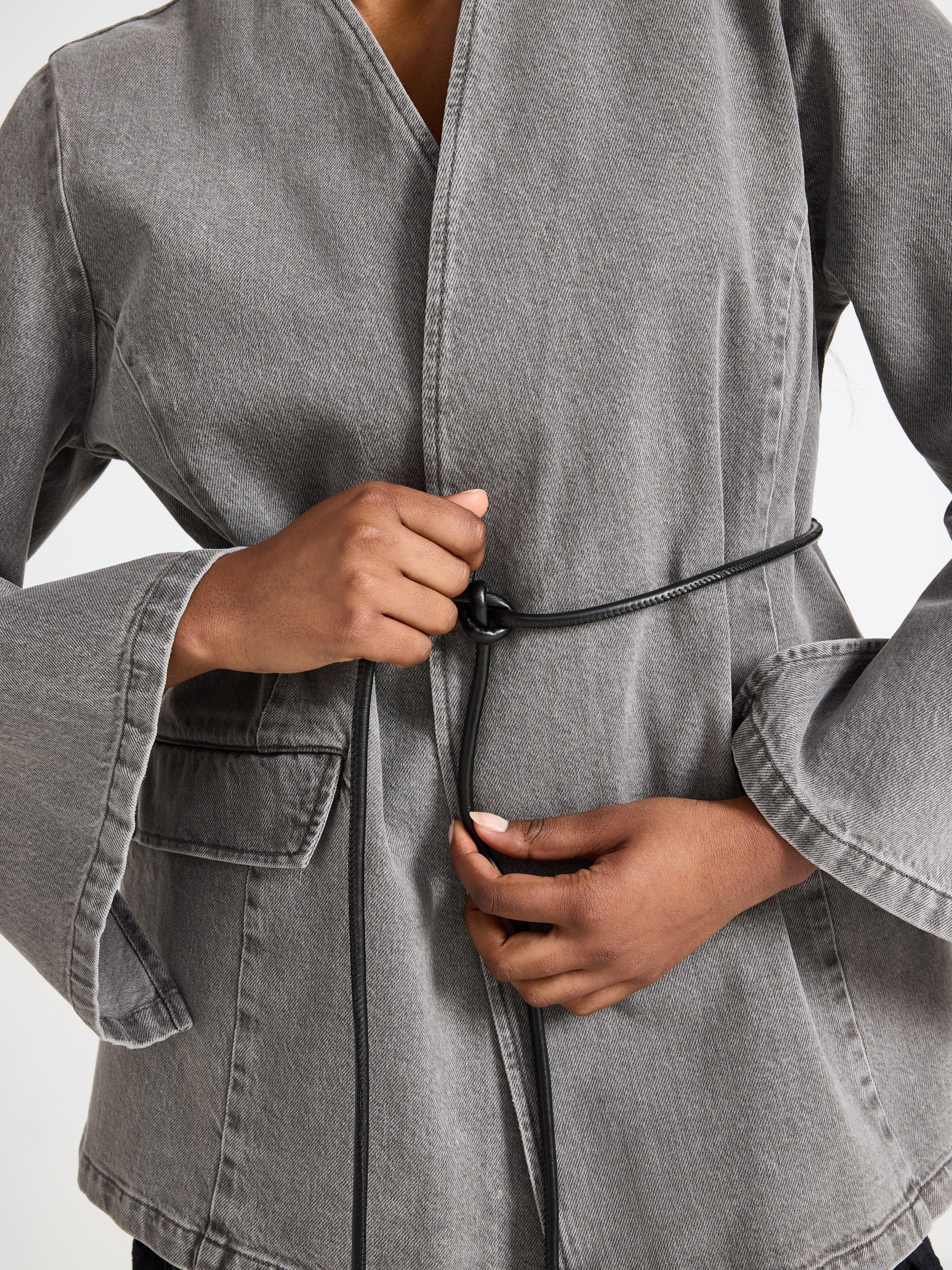 Jeansjacke Schwarz